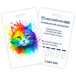 Карта Москвёнок ART №3 (проход + питание)