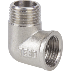 Угольник TEBO ВР/НР 1" (6/72)