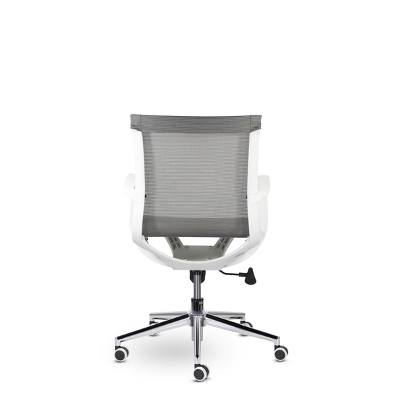 Кресло М-805 Йота/Yota white PL TC-02 (серый)