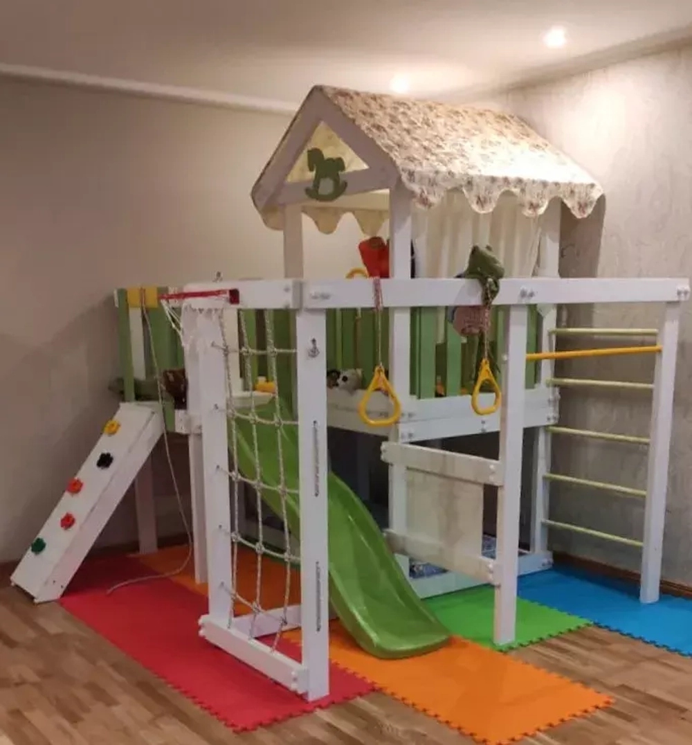 Игровой комплекс из дерева"Baby - 8"