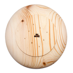 Деревянная плоская чаша-тарелка Art of Siberia из древесины сибирская пихта 24см. T67