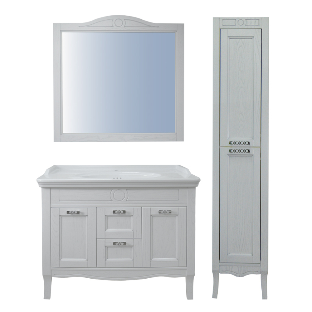 Зеркало Azario Carolina 94 см CS00069385 белый