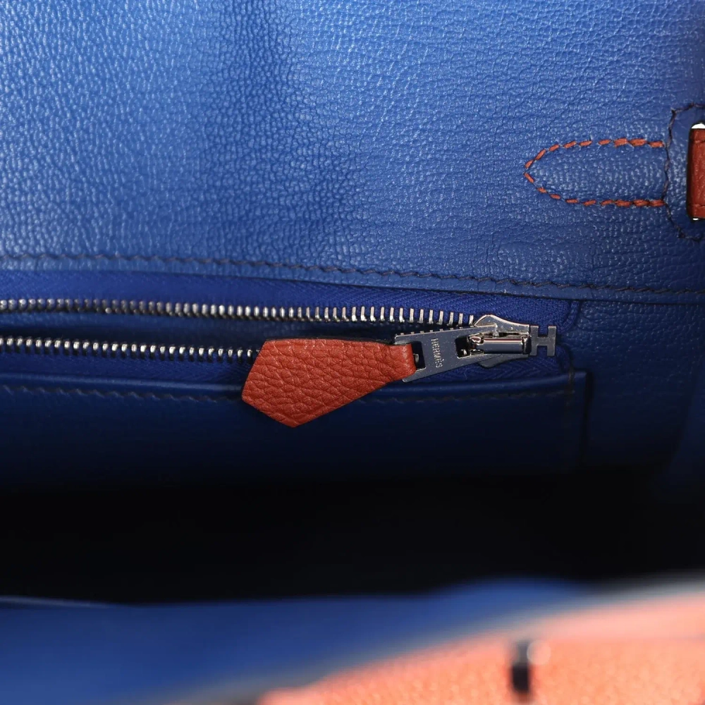 Сумка из коллекции Z с палладиевой фурнитурой Hermès Birkin