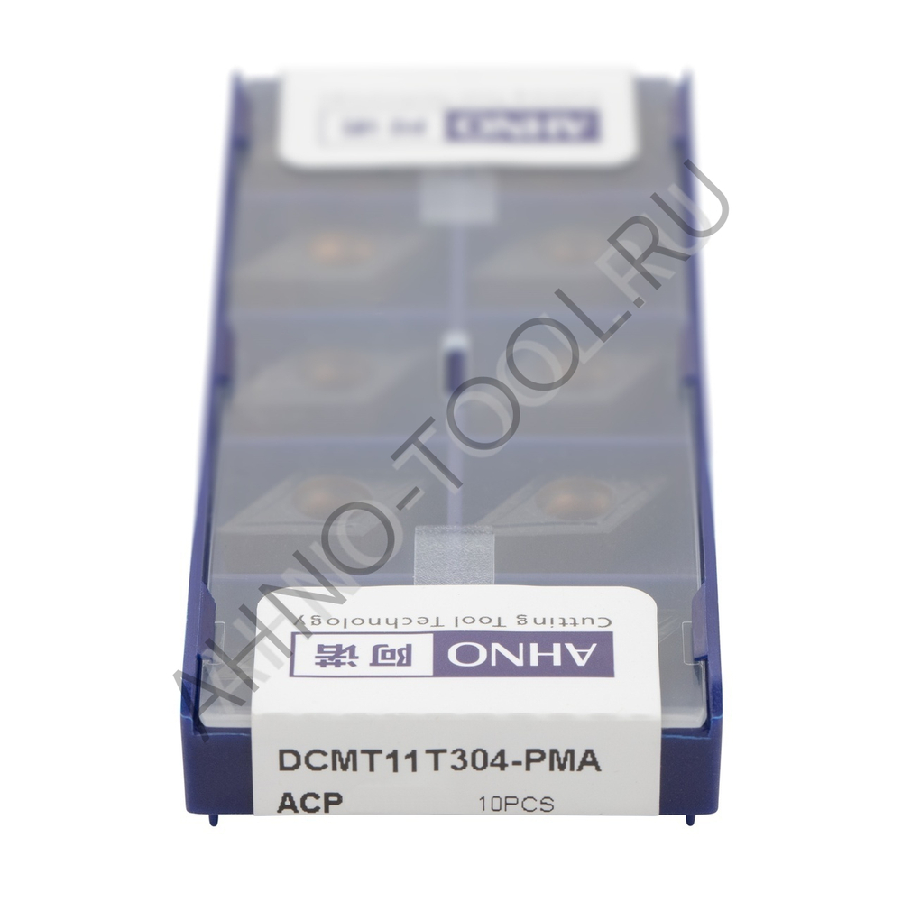 Пластина твердосплавная ISO DCMT11T304-PMA ACP10E AHNO по стали, чистовая