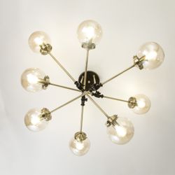 Citilux Планета CL105185 Люстра на штанге поворотная Бронза