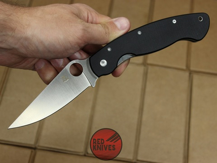 Складной нож Steelclaw Боец-3 (Реплика Spyderco Military) , черная рукоять