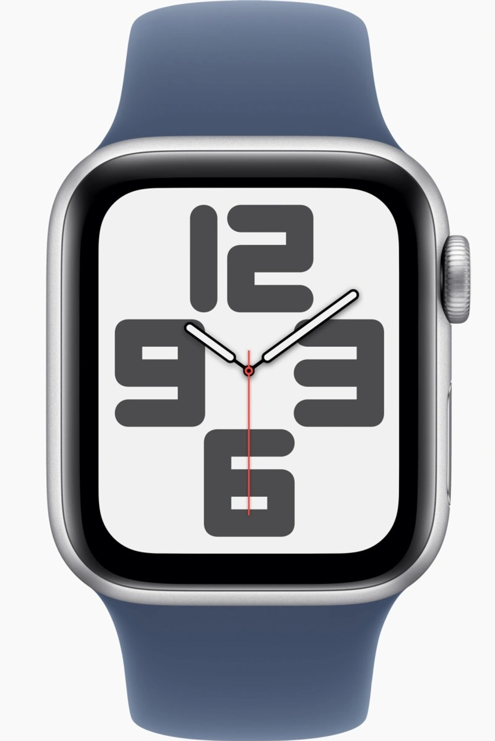 Умные часы Apple Watch SE 2024, 40 мм, алюминий цвета "серебро", Denim Sport Band, M/L (MXED3)