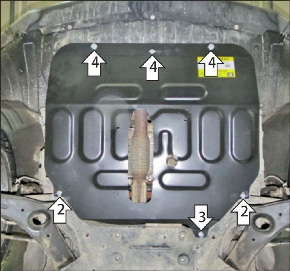 Защита двигателя и кпп для DFSK ix5 (2023-) Motodor.78609