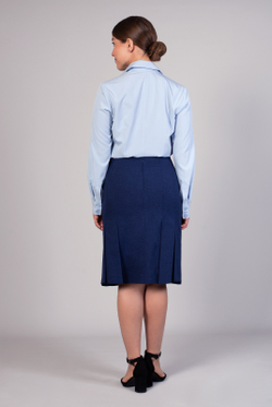 Юбка женская 4120АП, темно-синий #38ТС014120АП