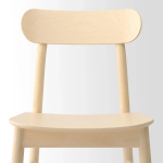 Стул деревянный - IKEA RОNNINGE/RONNINGE, 79х46х49 см,  дерево светло-бежевый, РЁННИНГЕ ИКЕА