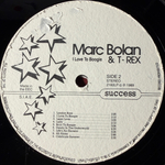 Marc Bolan & T - Rex ‎– I Love To Boogie (Европа 1989г.)