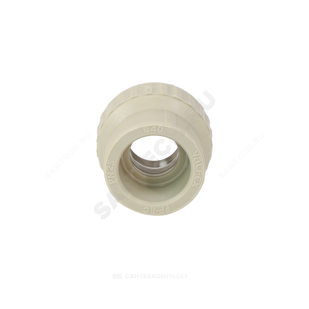 Муфта PP-R комбинированная серая Дн 25х1" ВР VALFEX 10129225Г