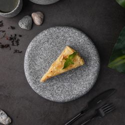 Блюдо круглое d 20,7 см h2,7 см Stone Untouched Taiga P.L. Proff Cuisine [1]