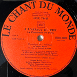 Joseph Kosma / Ensemble Populaire De Paris ‎– A L'assaut Du Ciel - La Commune De Paris (Франция 1971г.)