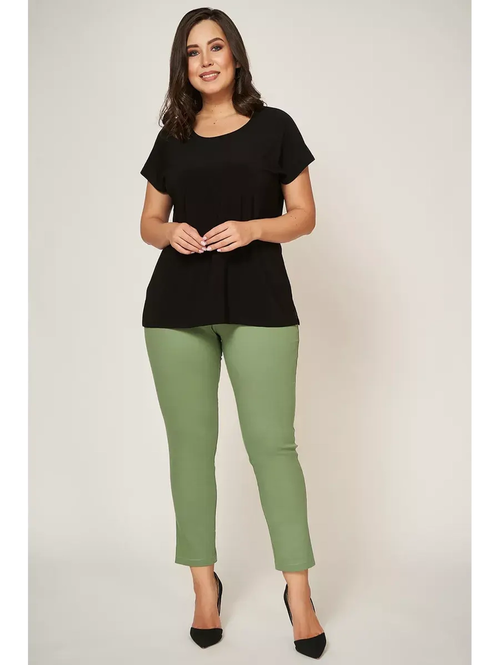 Блузка футболка черная