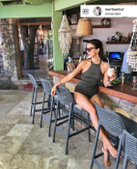 Стул пластиковый барный, Siesta Contract Air Bar 75, темно-серый