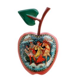 Народные промыслы ШК-15/11-B Шкатулка «Яблоко»