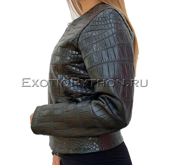 Куртка из кожи крокодила JT-38