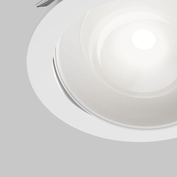 Встраиваемый светодиодный светильник Maytoni Technical Downlight Lens DL105-12W4K-W