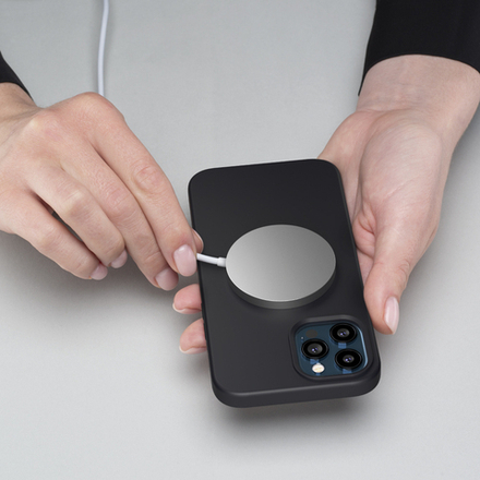 Беспроводное ЗУ MagSafe, Qi 15W, серебро