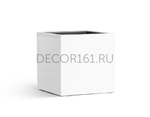 Кашпо TREEZ Effectory Gloss Куб Белый глянцевый лак 40х40х40 см 41.3320-05-033-WH-40