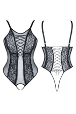 Боди с доступом и шнуровкой Margot (Размер: M) (Цвет: черный)