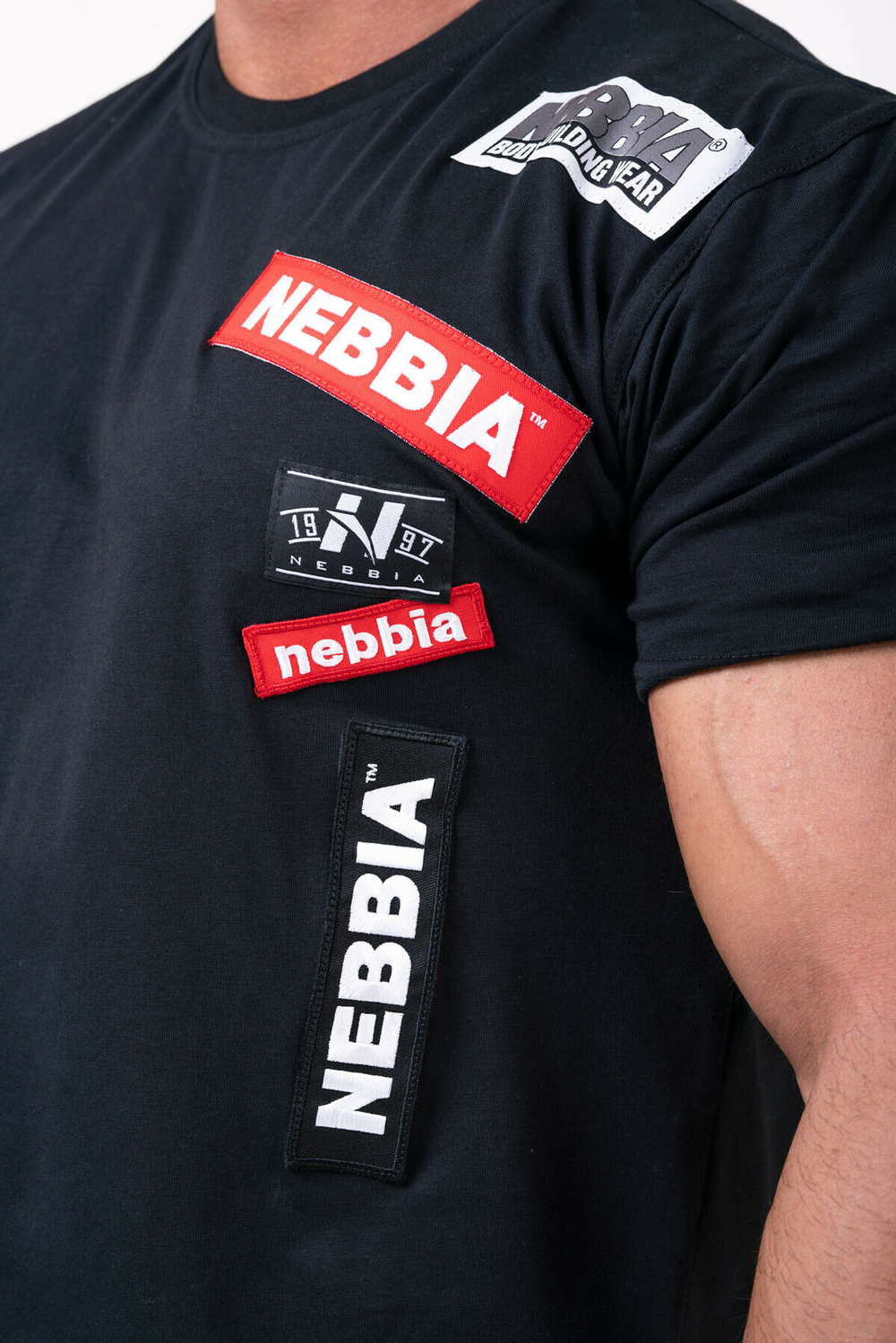 Футболка NEBBIA Labels T-shirt 171 Черная