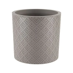 Кашпо ЭТНА D280мм 9,5л с вставкой французcкий серый (комплект 6 шт)