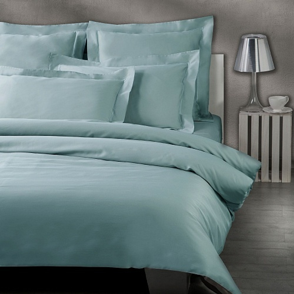 Постельное белье 2 спальное евро Mirabello Precious Sateen голубое