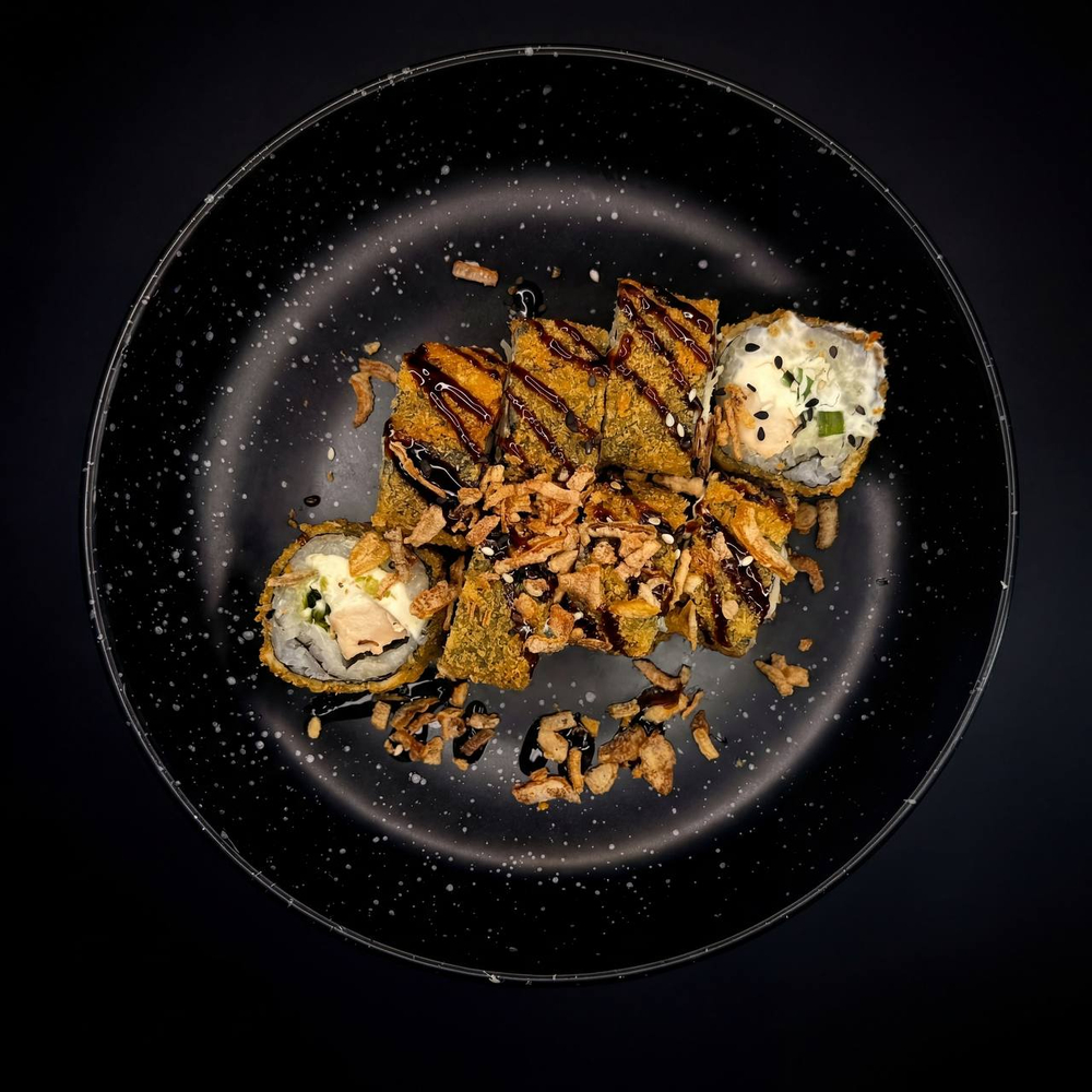 Темпура ролл с курицей су-вид