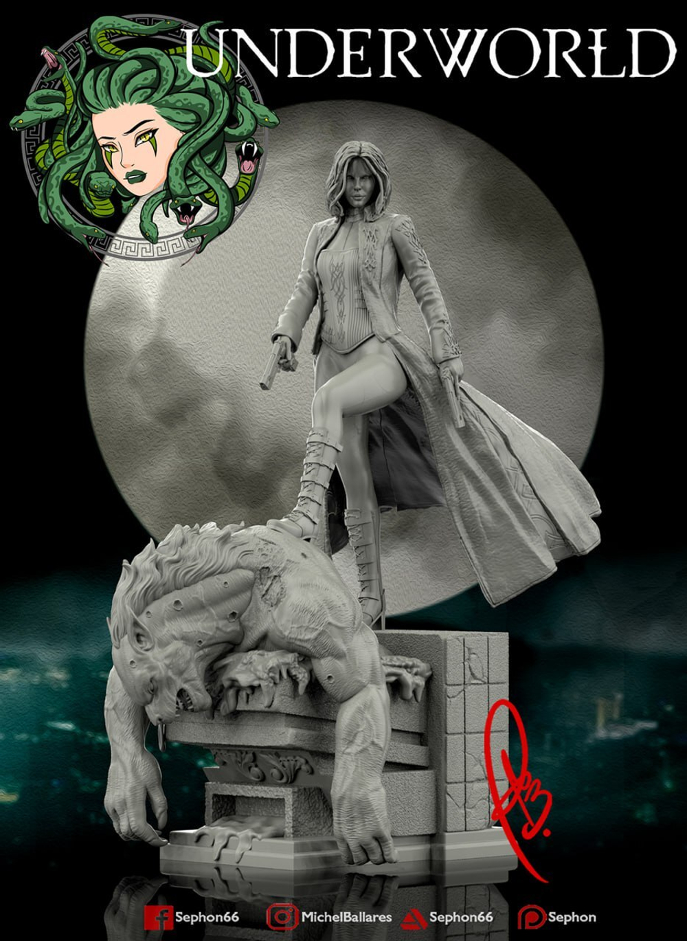 Селин Другой мир Фигурка Selene Underworld
