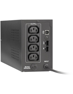 Exegate EP285476RUS ИБП ExeGate Power Smart ULB-850.LCD.AVR.C13.RJ.USB &lt;850VA/480W, LCD, AVR, 4*IEC-C13, RJ45/11, USB, Black&gt;