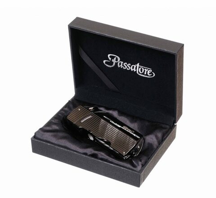 Зажигалка сигарная Passatore, двойное пламя, с пробойником и докуривателем