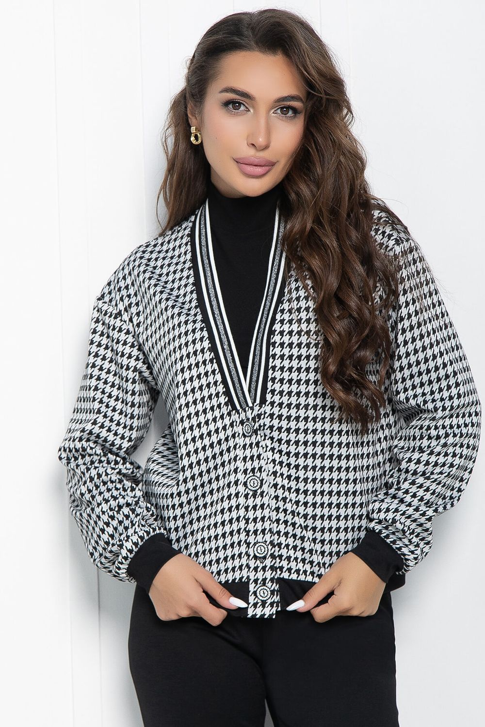 Костюм Тиона (черно-белый) К10816 LT Collection