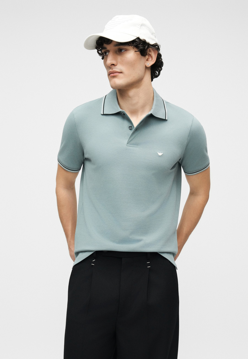 Emporio Armani Футболка-поло - Синий