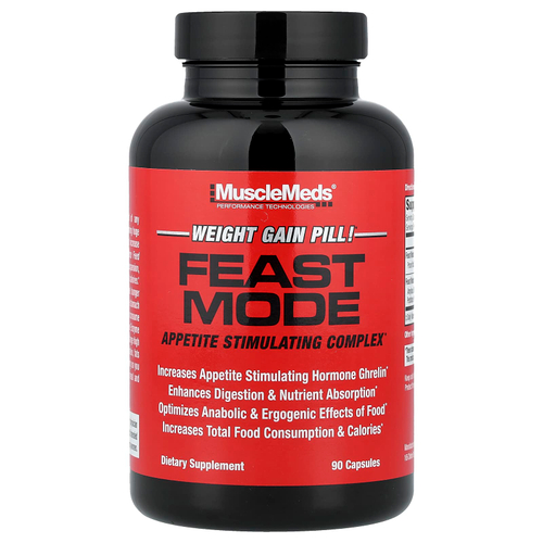 MuscleMeds, Feast Mode, комплекс для стимуляции аппетита, 90 капсул