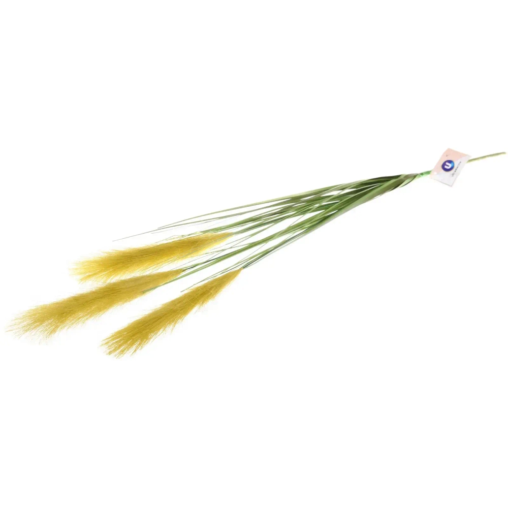 Искусственная трава для декора 90см желтая