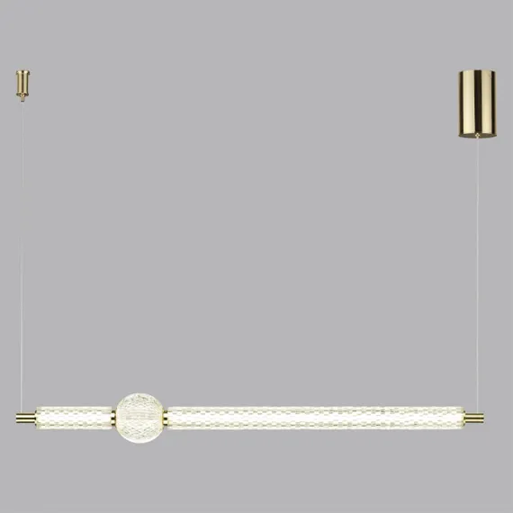 5008/28L L-VISION ODL24 571 золотой/металл/акрил Подвес LED 28W 4000K 2340лм CRYSTAL