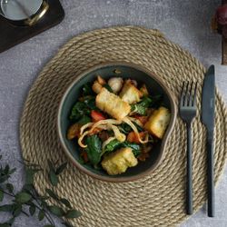 Салатник 420 мл 16,5*15,5 см h5,2 cм Village Purple New Brown Taiga P.L. [4]