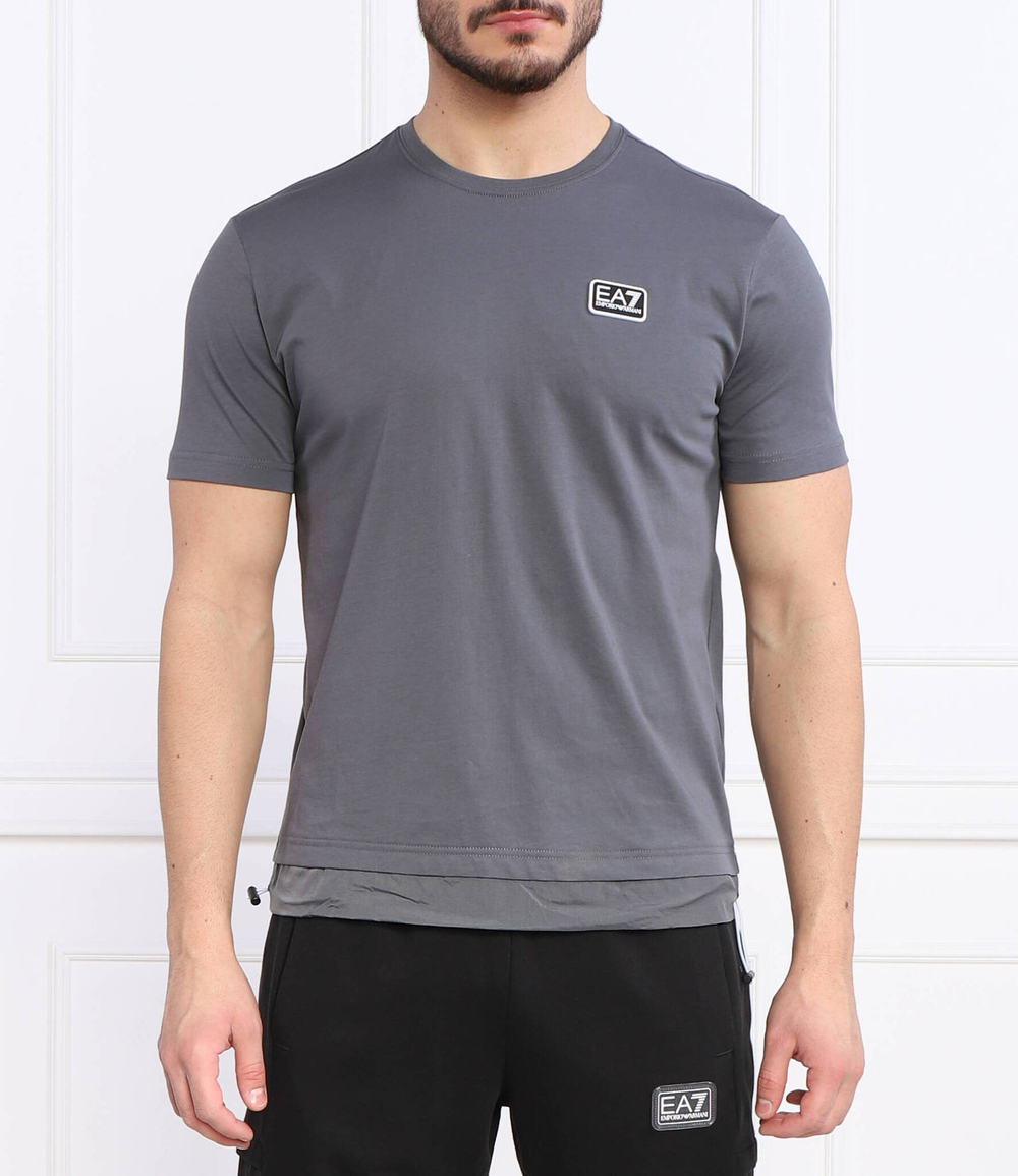 Футболка EA7 - серый(3RPT18 PJ02Z)