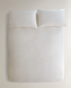 Пододеяльник Zara Home сатин, хлопок 95%, однотонный, 6174/088