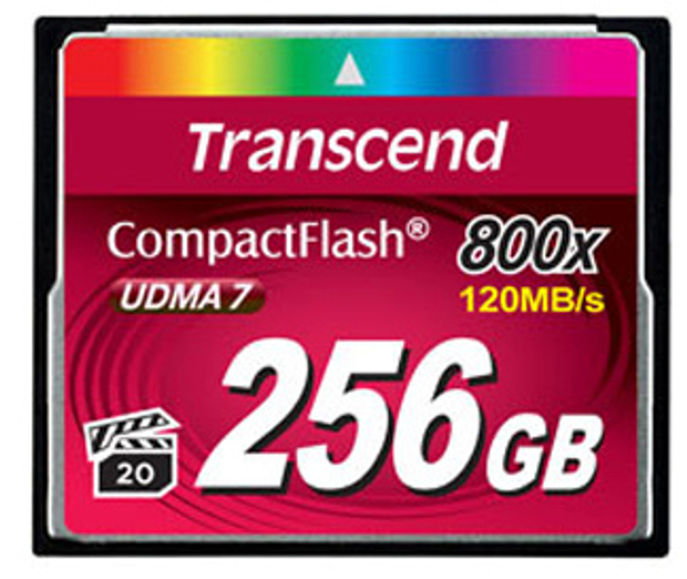 Карта памяти CompactFlash 256MB Transcend TS256GCF800