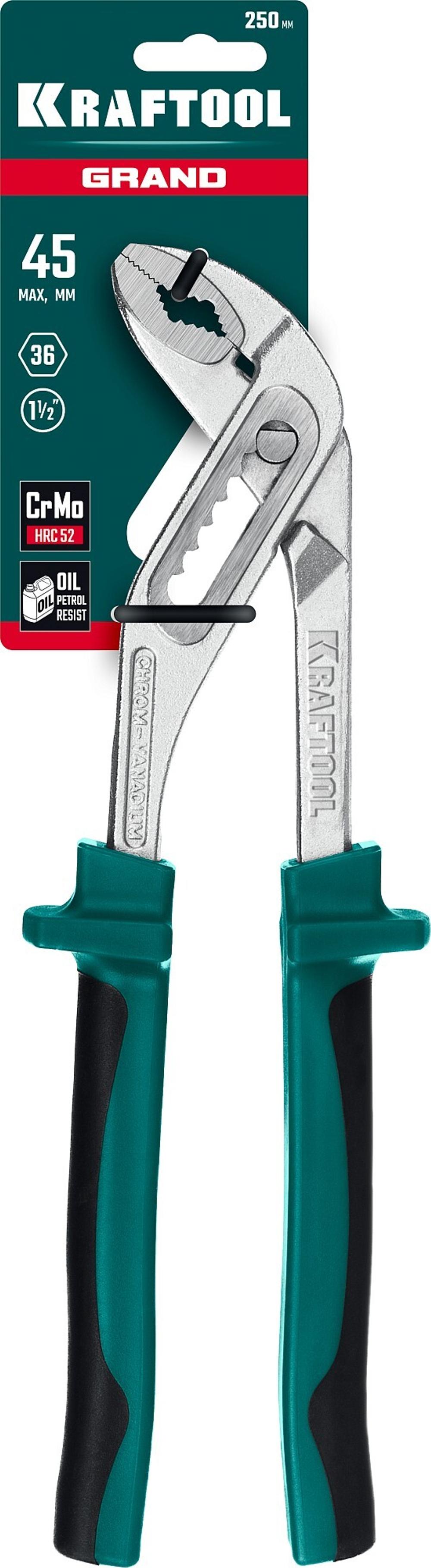 KRAFTOOL Kraft-Max, 250 мм, переставные клещи (22011-10-25)