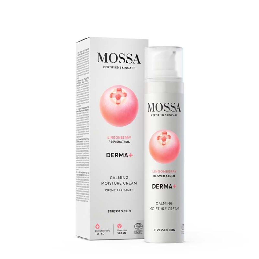 Увлажняющий крем MOSSA DERMA+ для успокоения, 50 мл
