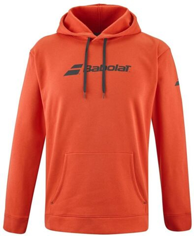 Детская теннисная толстовка Babolat Exercise Hood Sweat Boys - Red