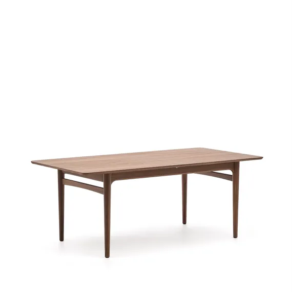 Стол раздвижной Elan из шпона и массива ореха 200 (260) x 100