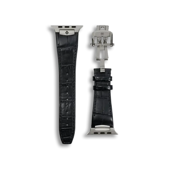 Ремешок для Apple Watch - Alligator Leather Black