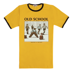 Футболка Old school жёлтая