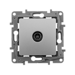 Розетка TV (телевизионная) "звезда" - алюминий ETIKA Legrand