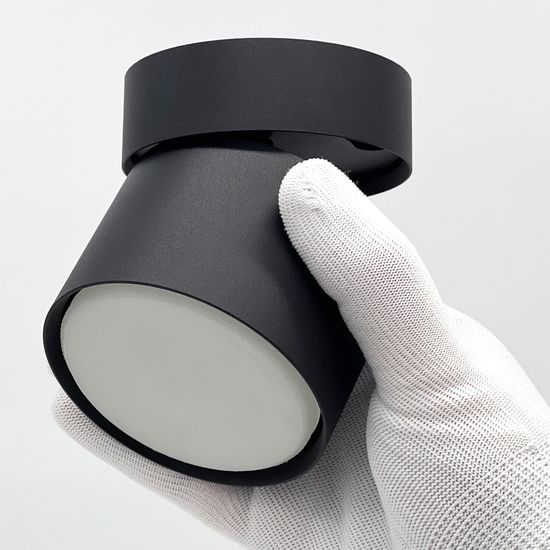 Светильник накладной GX53 поворотный Черный 80 21006